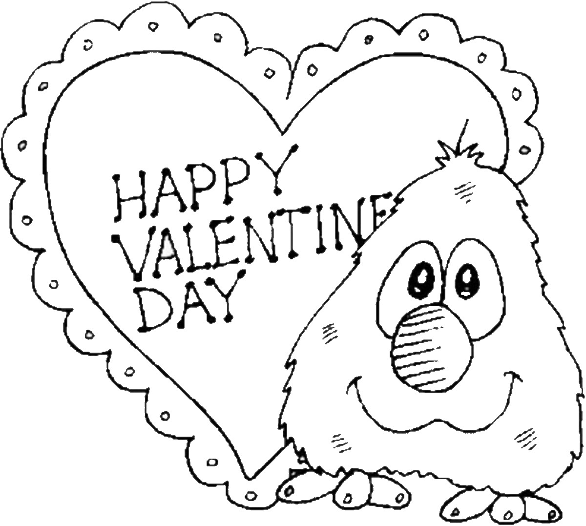 Valentine Day Coloring1