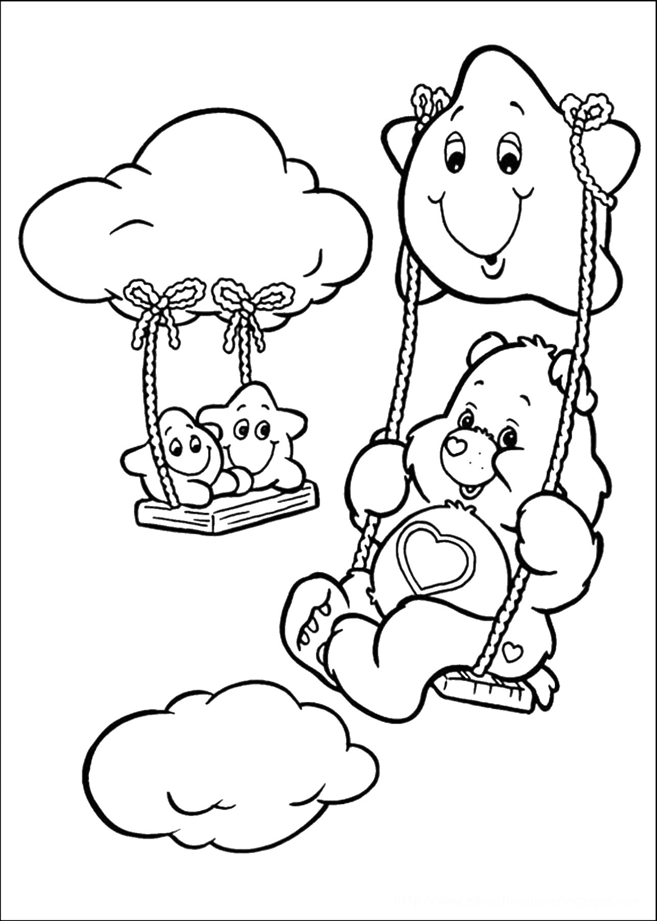 Free Printable Care Bear Coloring Pages Printable Templates