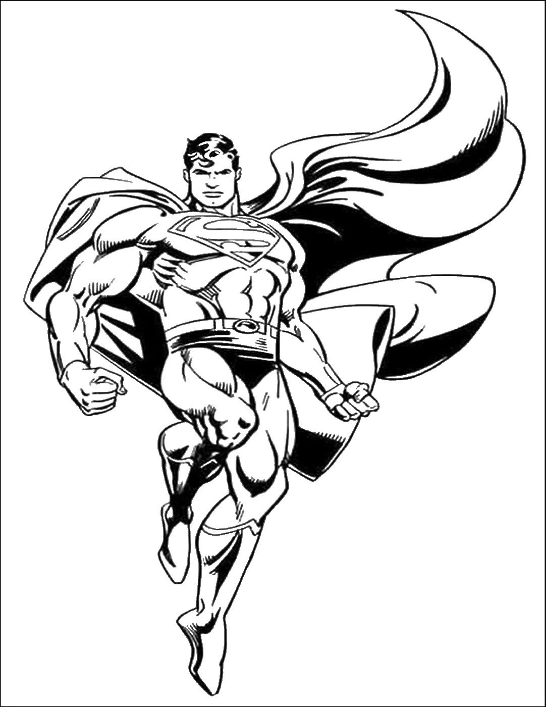 Superman Coloring Pages