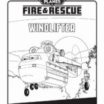 Planes Fire Rescue Colouring Pages Windlifter Coloring
