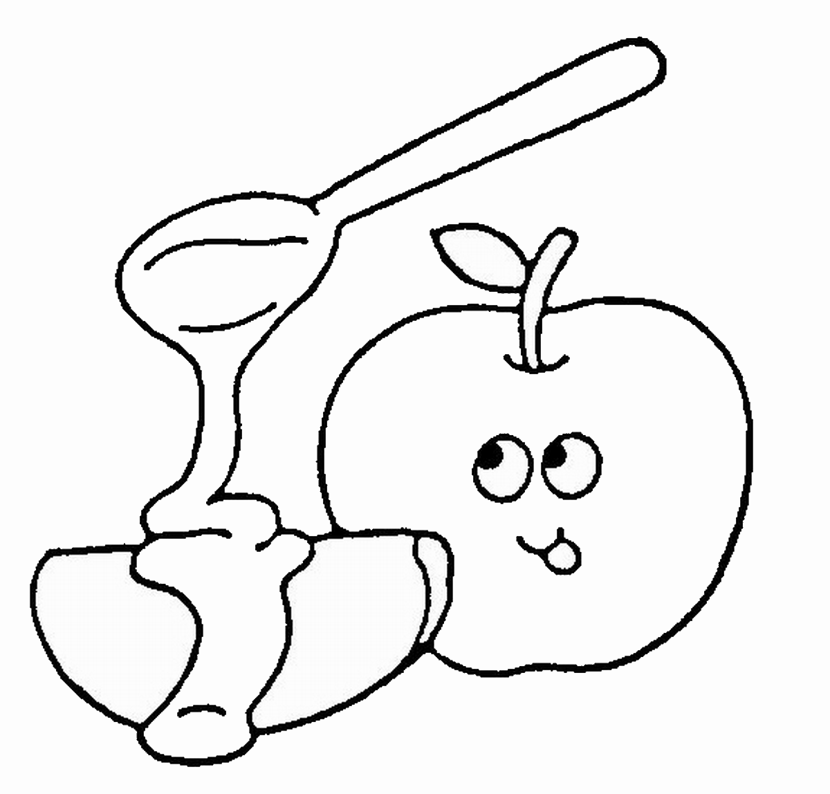 Printable Rosh Hashanah Coloring Pages Printable Templates