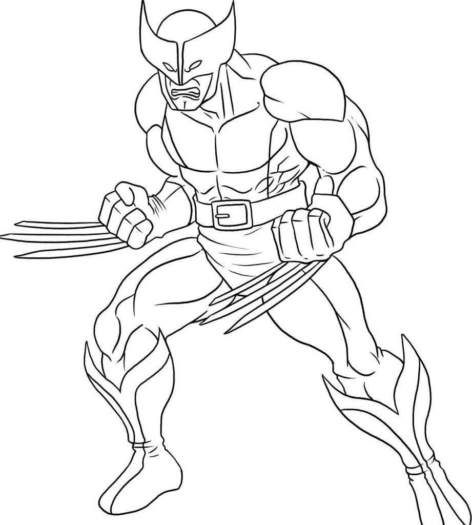 wolverine coloring14 wolverine coloring15