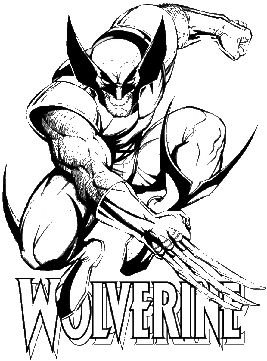 Wolverine and the XMen Coloring Pages