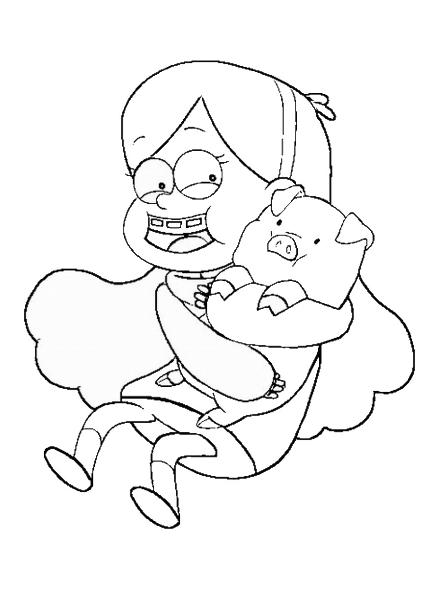 mabel and dipper coloring pages - photo #22