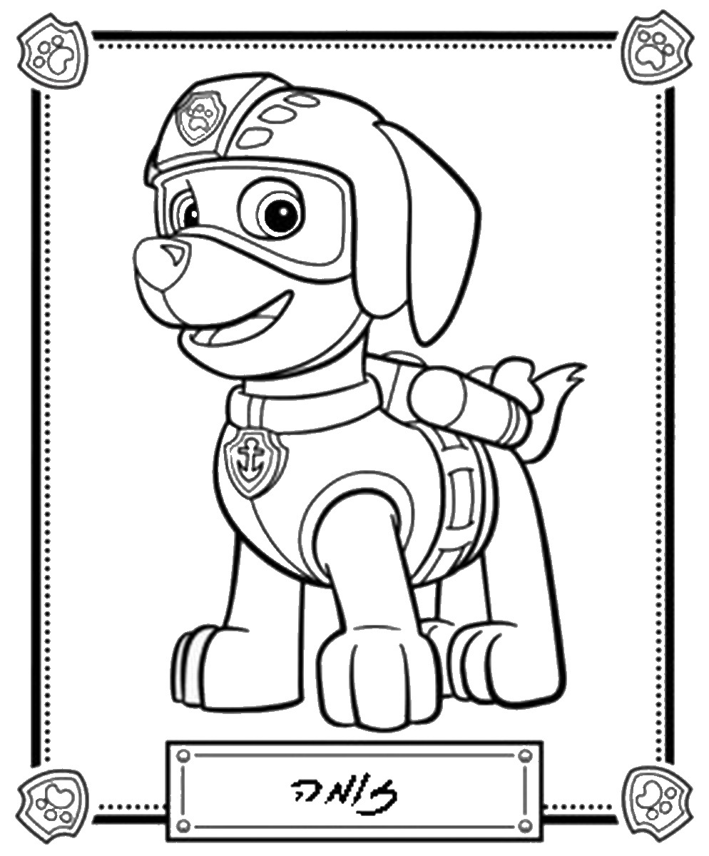 Paw Patrol Coloring Pages Page 6 7 8 9