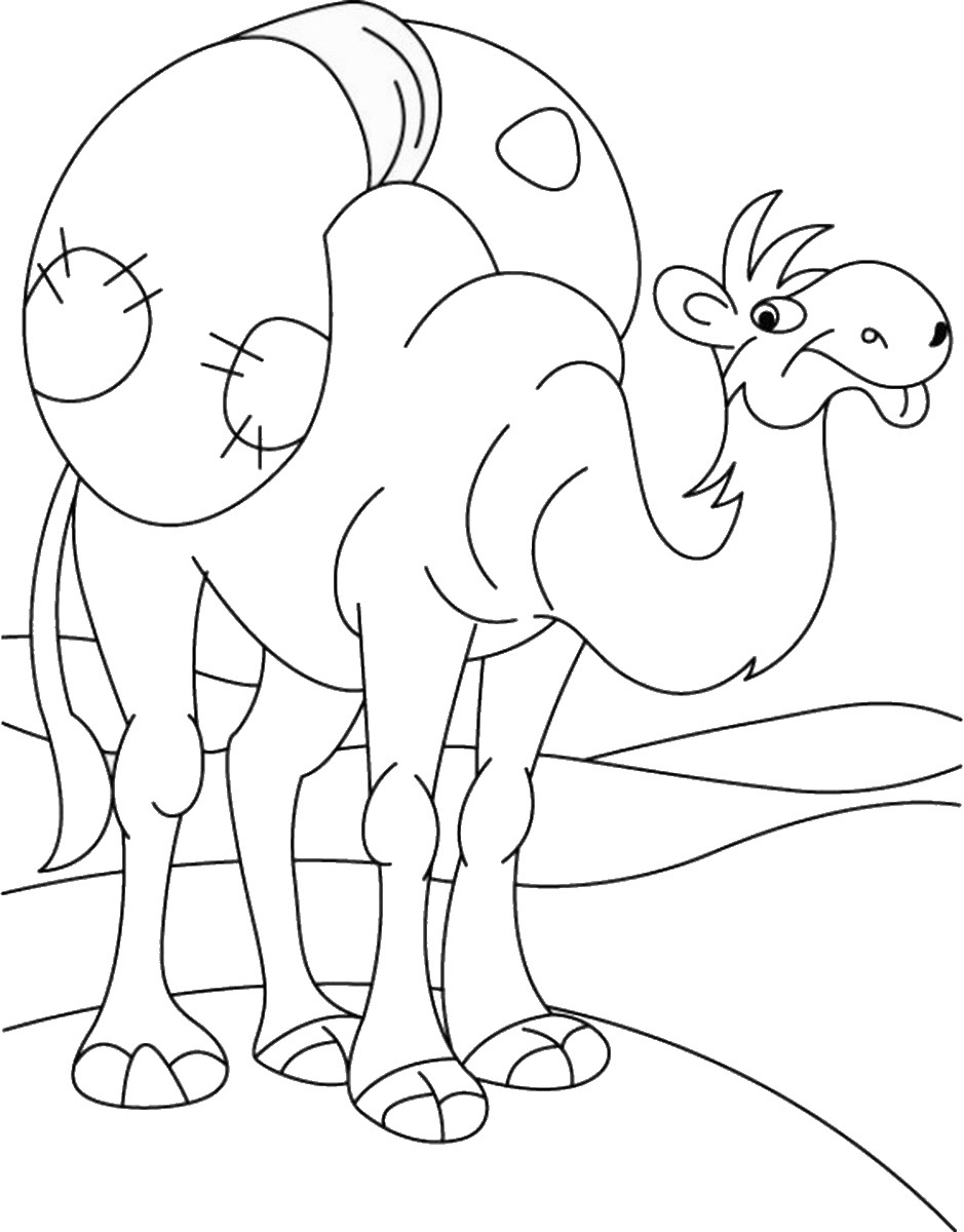 camel-coloring-pages