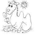 Camel coloring Pages