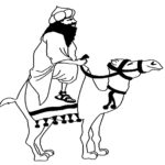 Camel coloring Pages