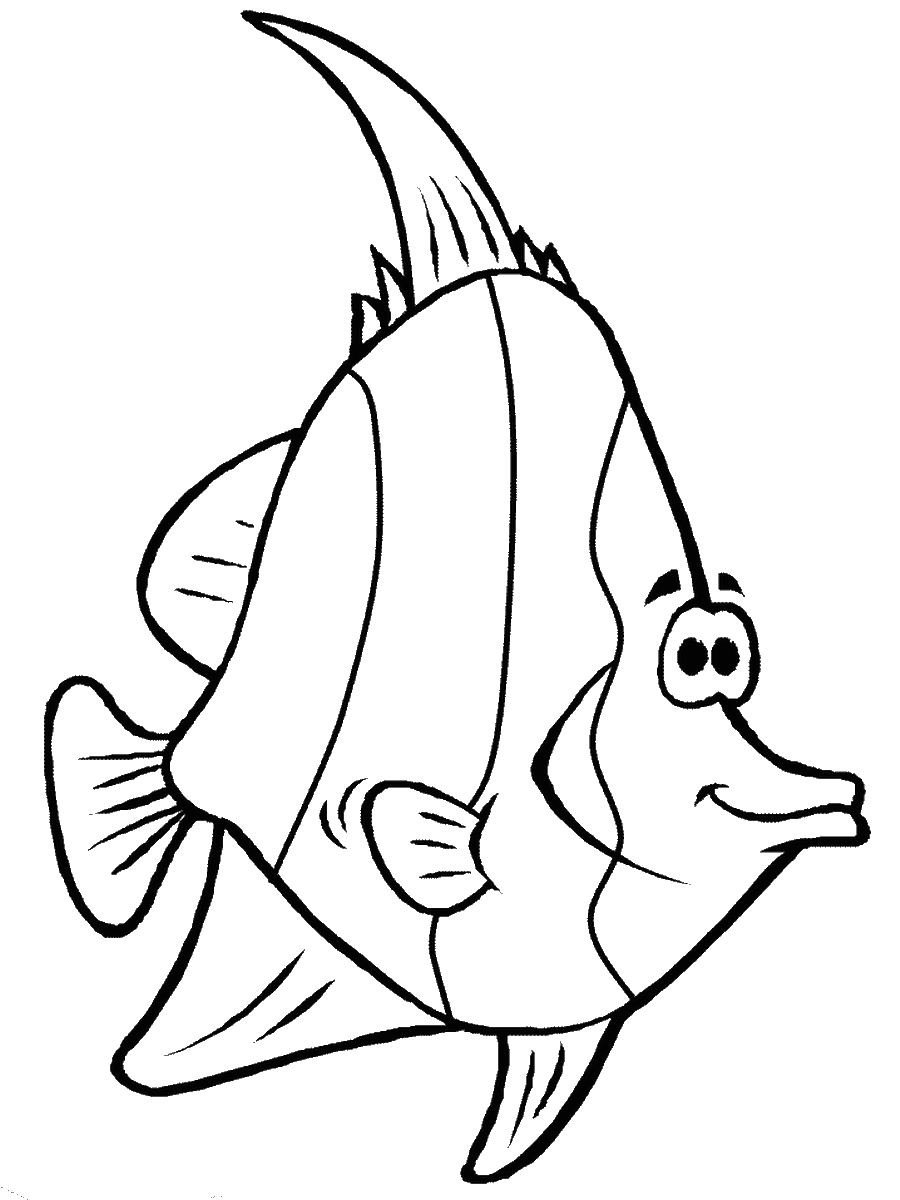 Fish Coloring Page - Coloring Pages