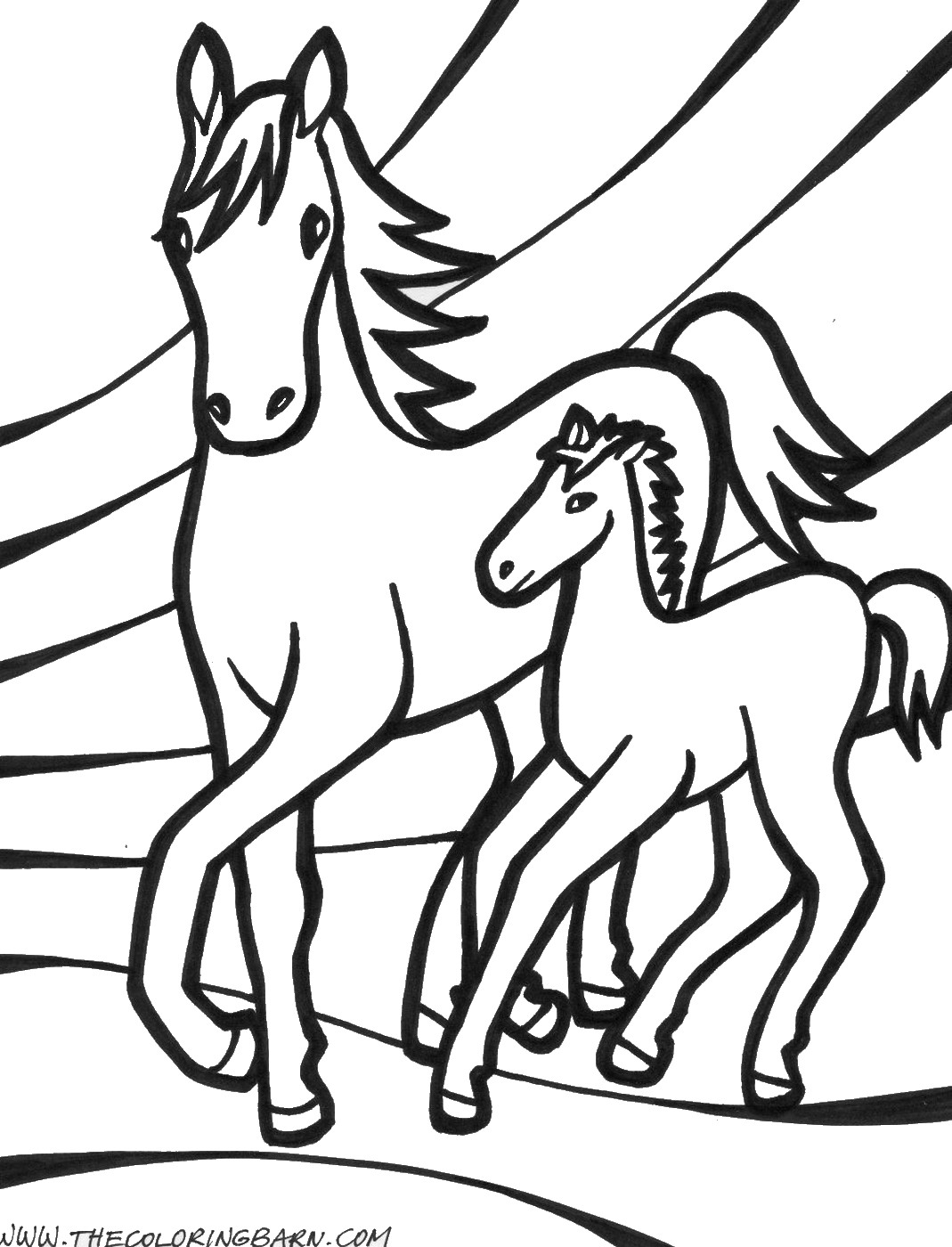 horse-coloring-pages