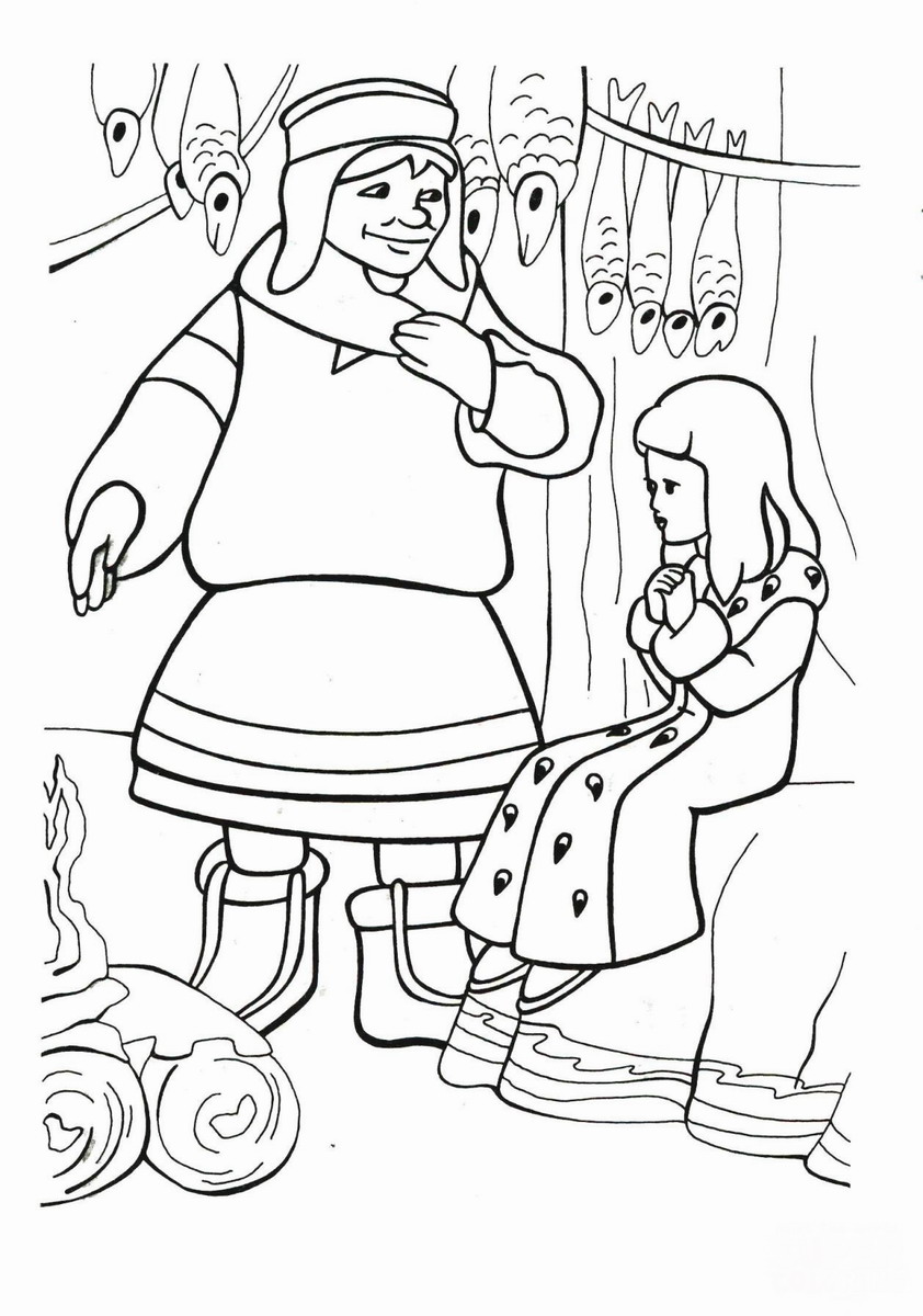 The Snow Queen Coloring Pages