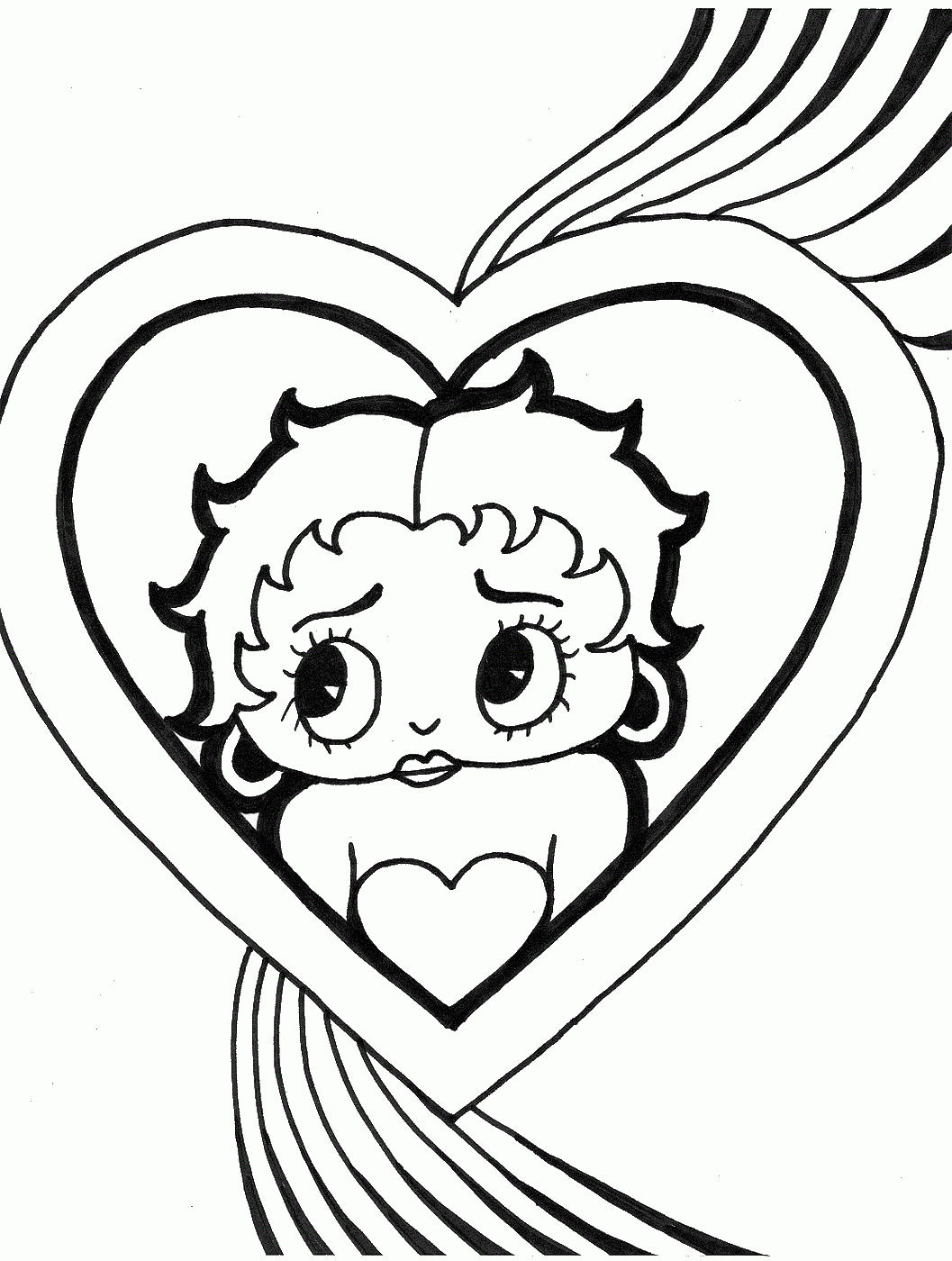 Hearts Coloring Pages