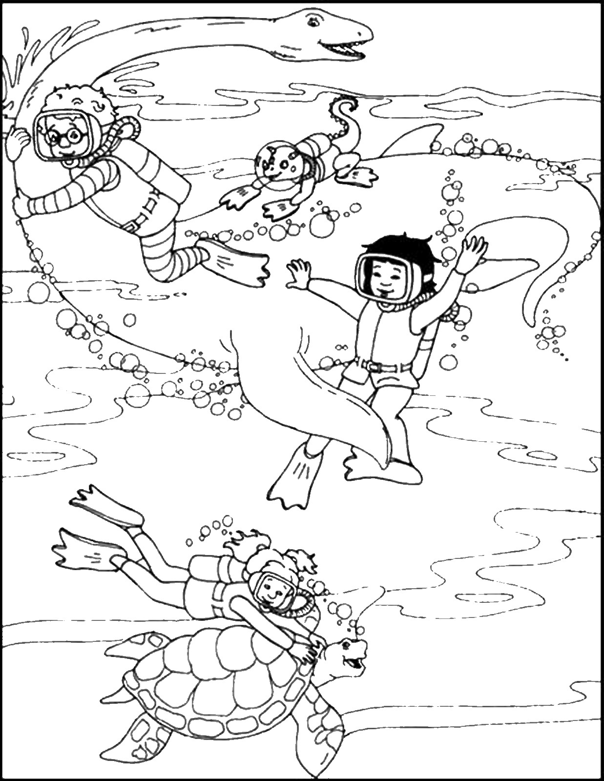 The Magic School Bus Coloring Pages