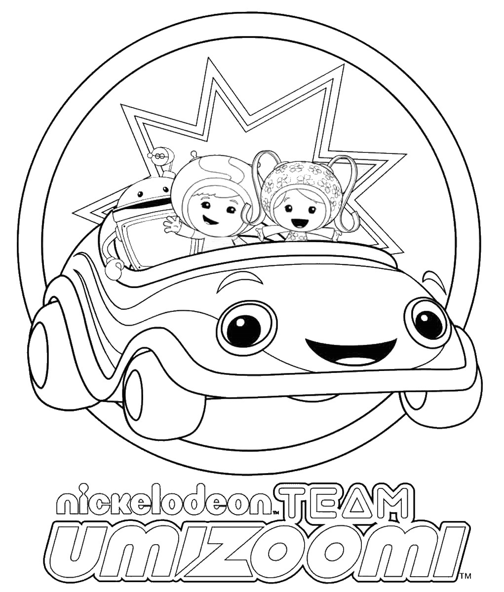 Team Omizoomi Coloring Pages