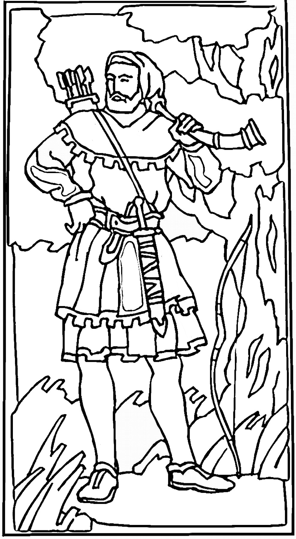 Robin Hood Coloring Pages