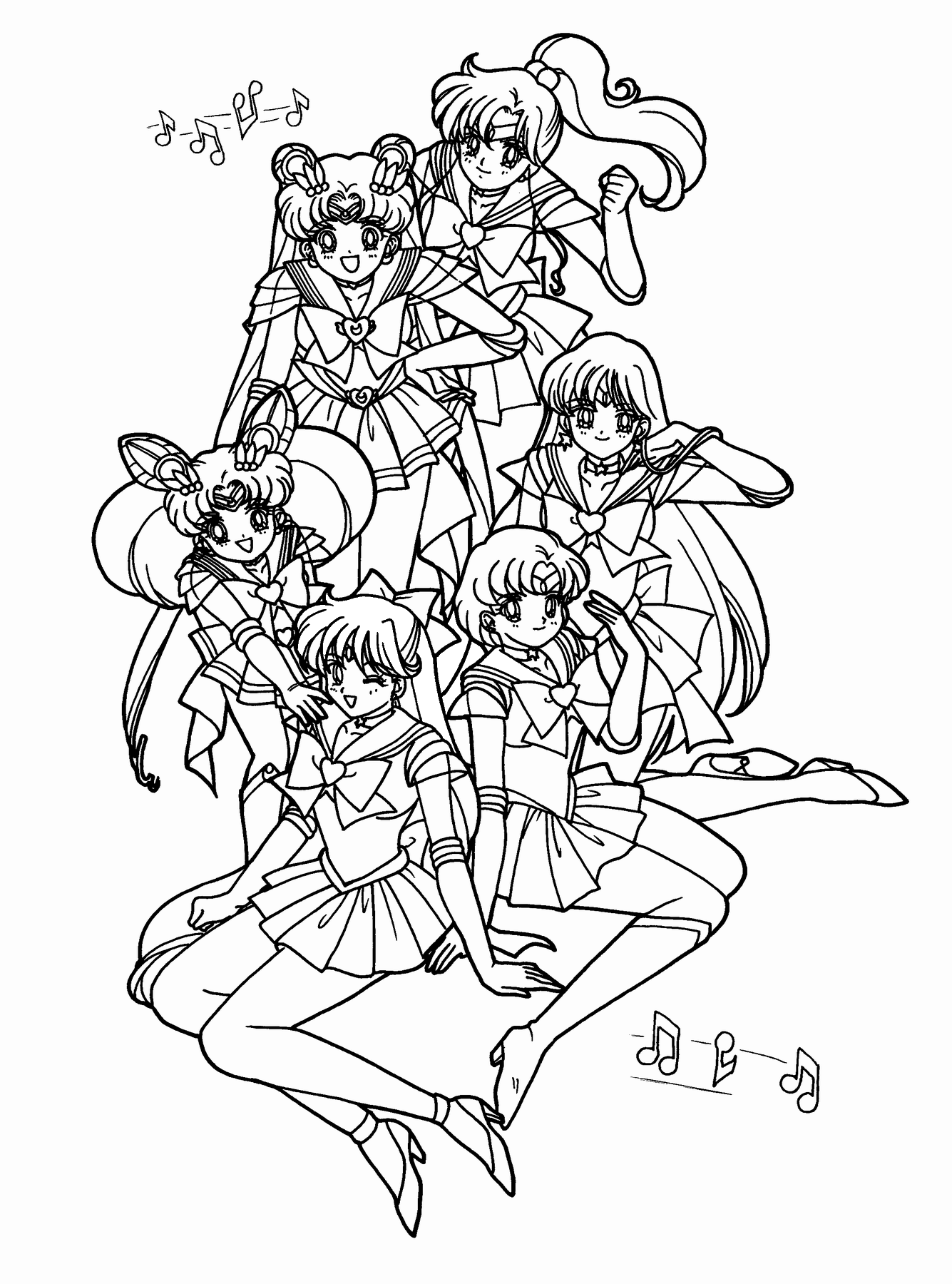 Sailor Moon Coloring Pages