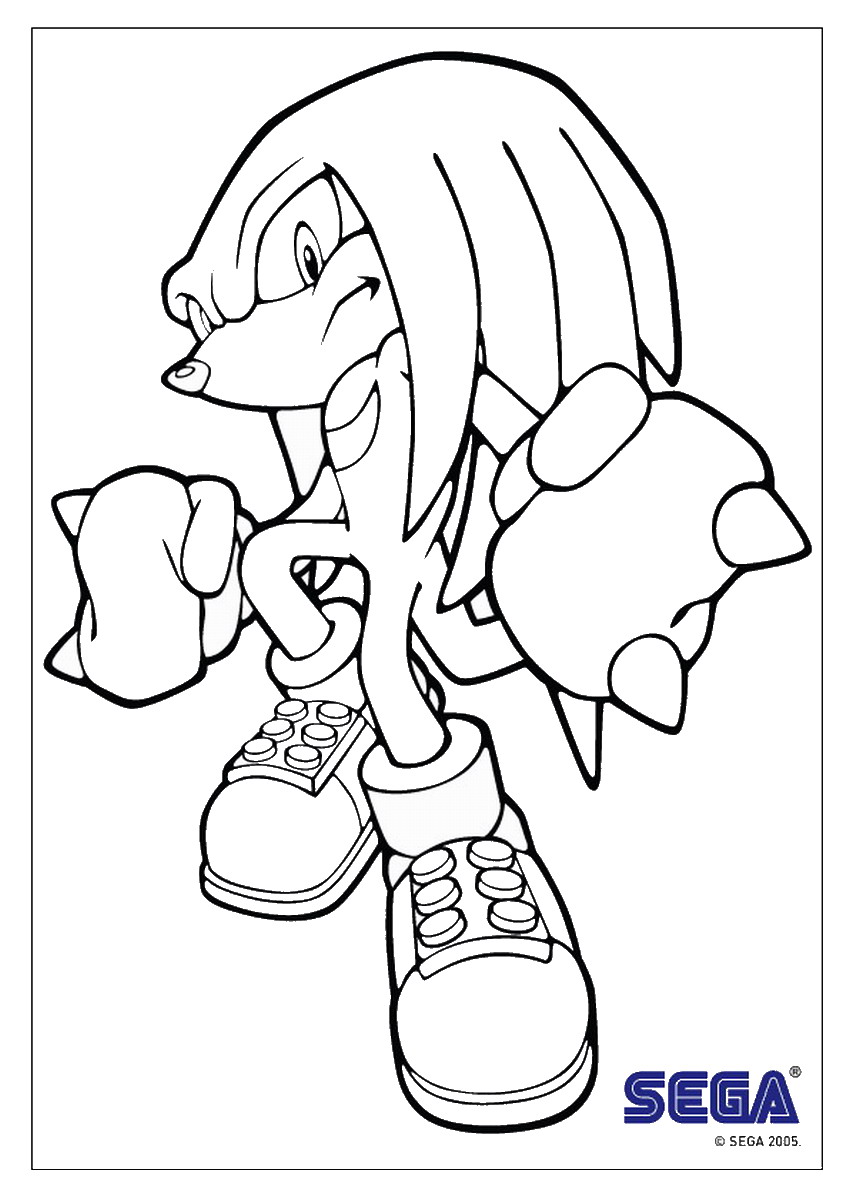 Printable Sonic Coloring Pages Free Mario And His Friend Sonic Coloring Pages Printable The