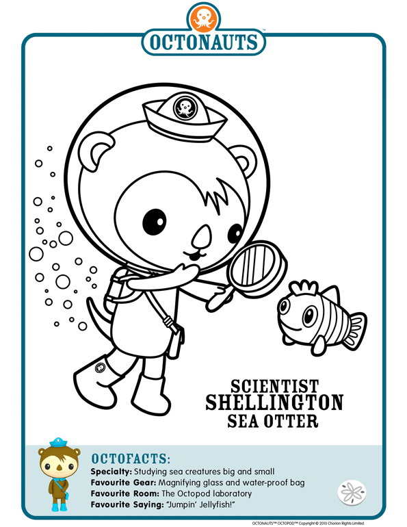 octonauts coloring pages all creatures - photo #10