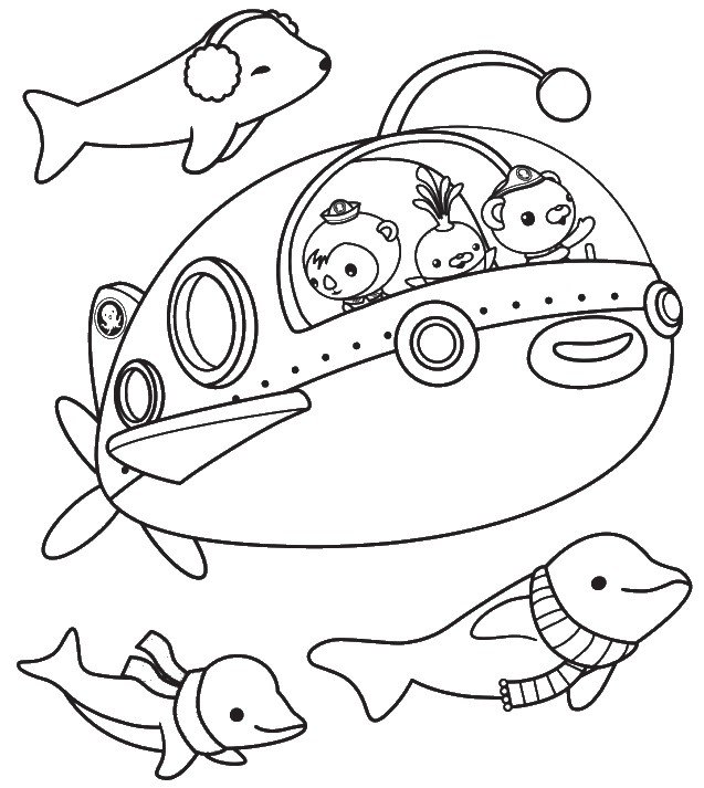 The Octonauts Coloring Pages