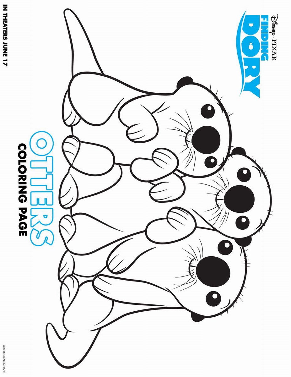 Finding Dory Coloring Pages 5