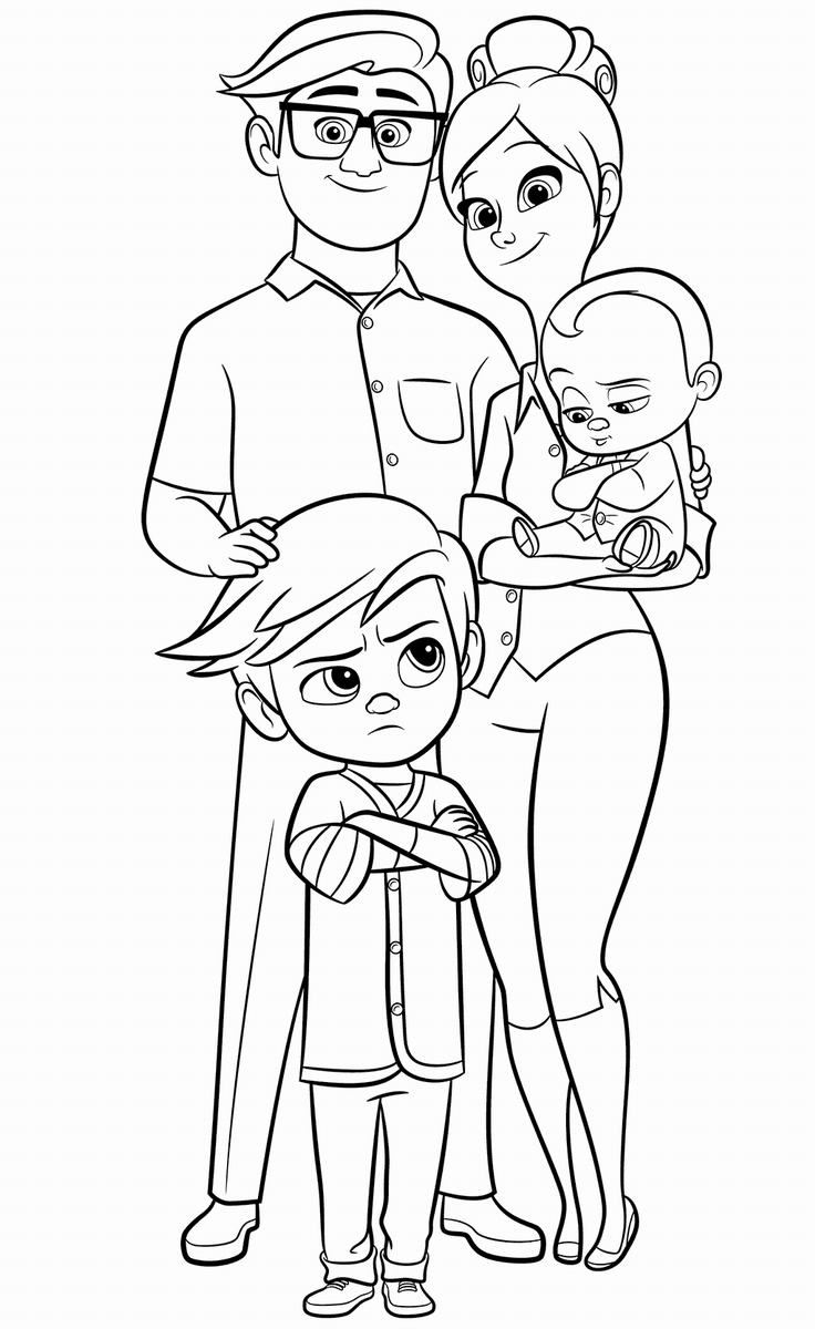 Collection Of Boss Baby Coloring Pages Free Printable