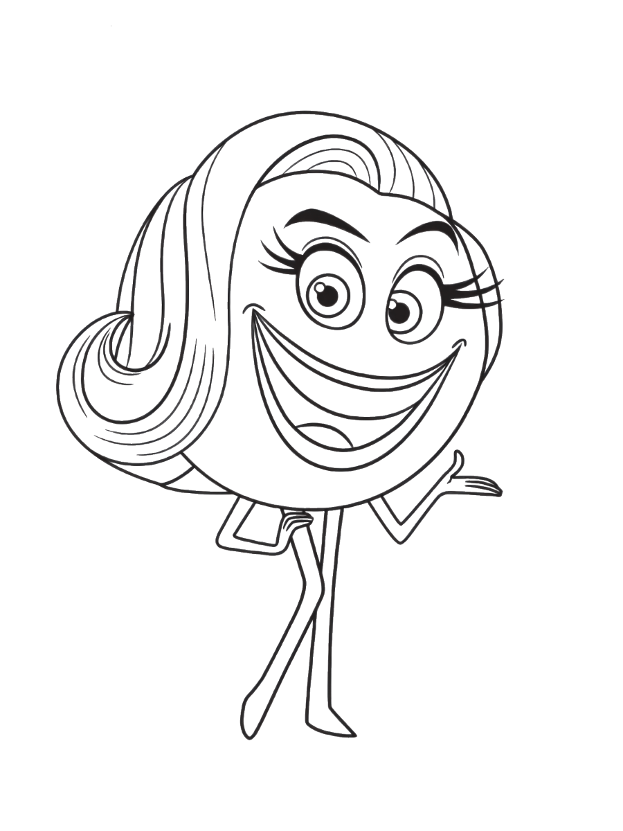 The Emoji Movie Coloring Pages