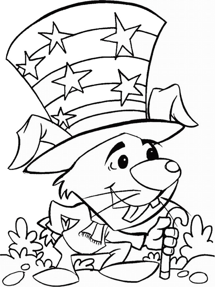 Fourth of July Coloring Pages