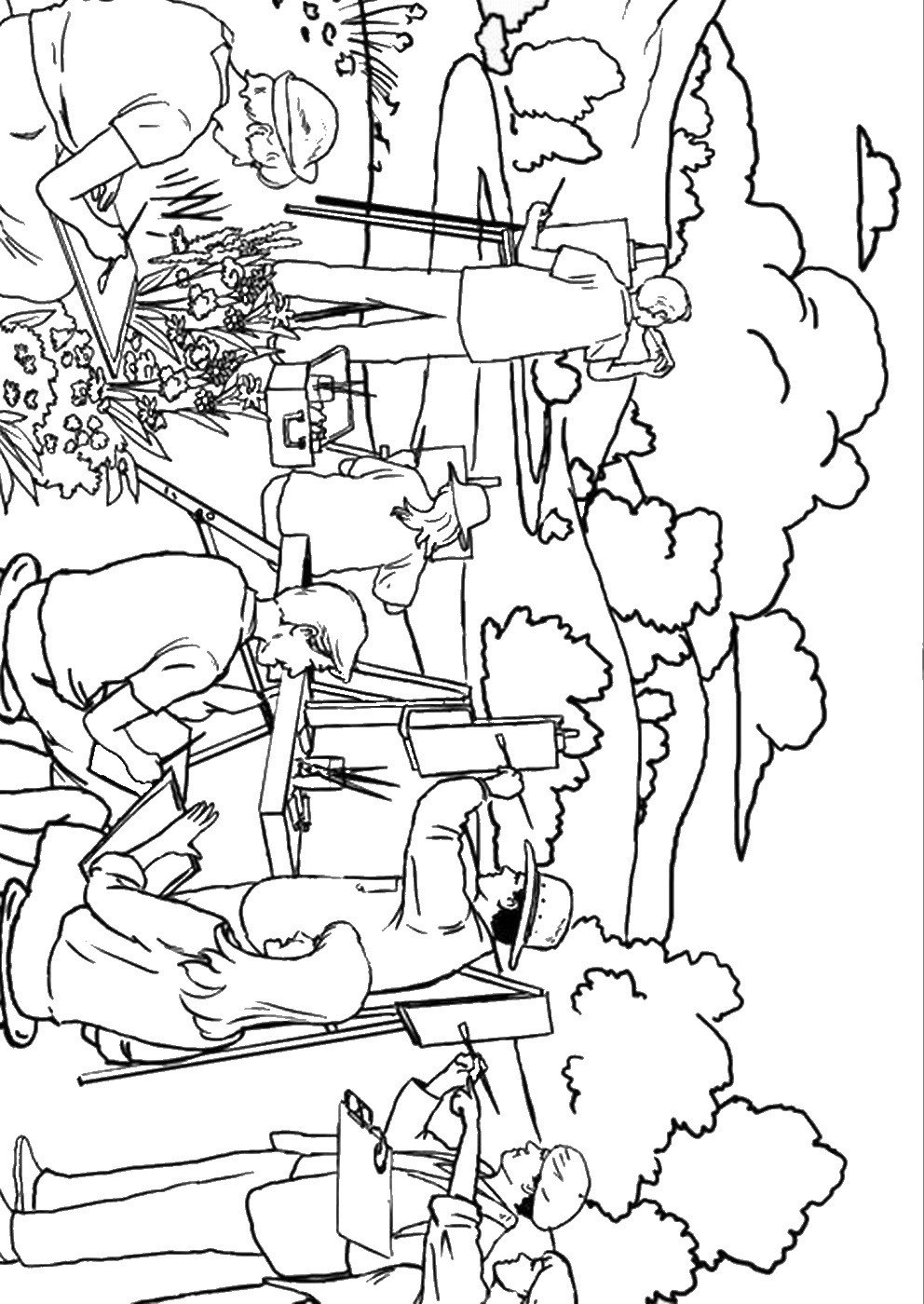 Art Coloring Pages