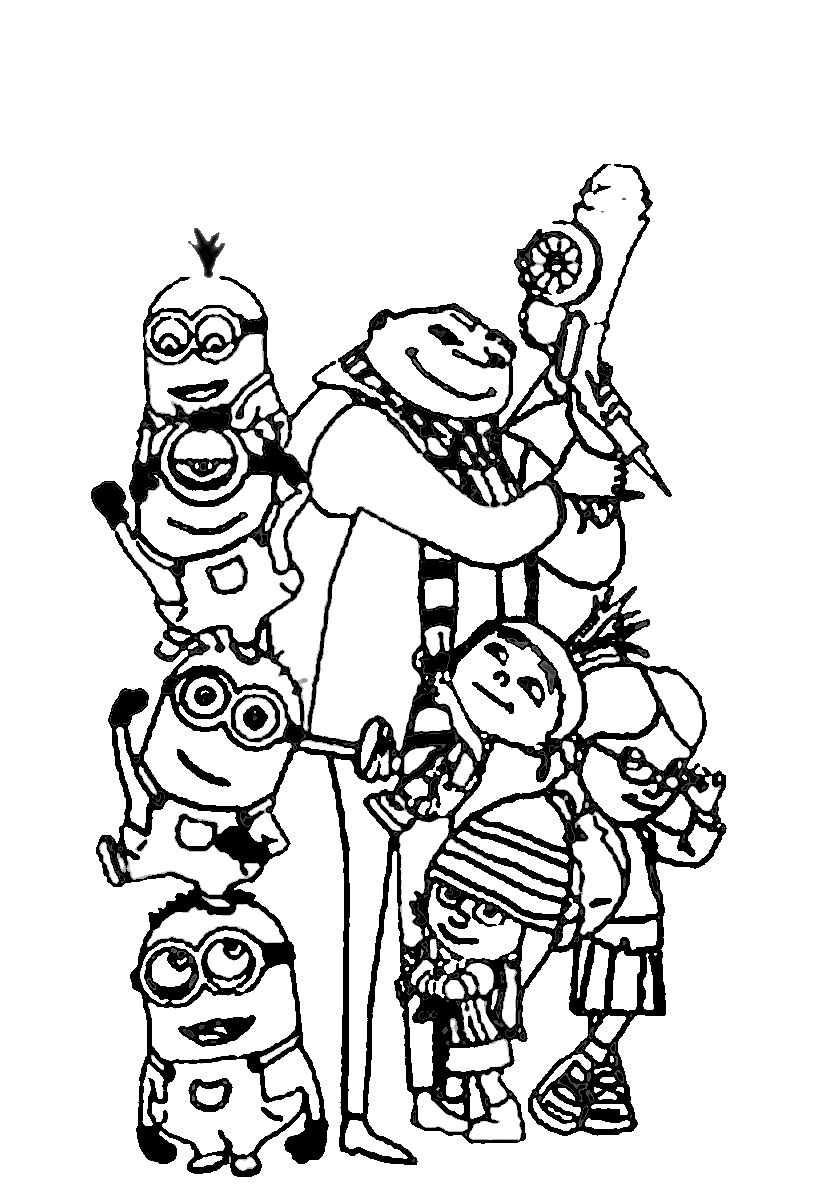 Despicable Me 3 Coloring Pages