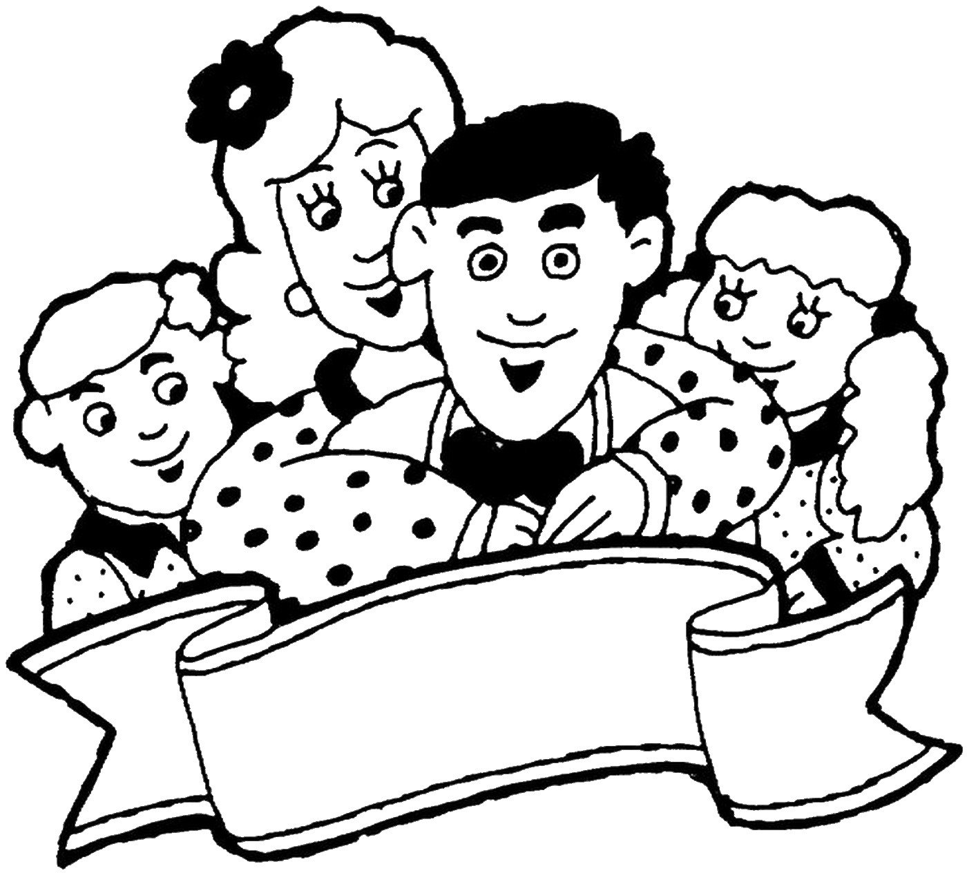 Family Coloring Pages