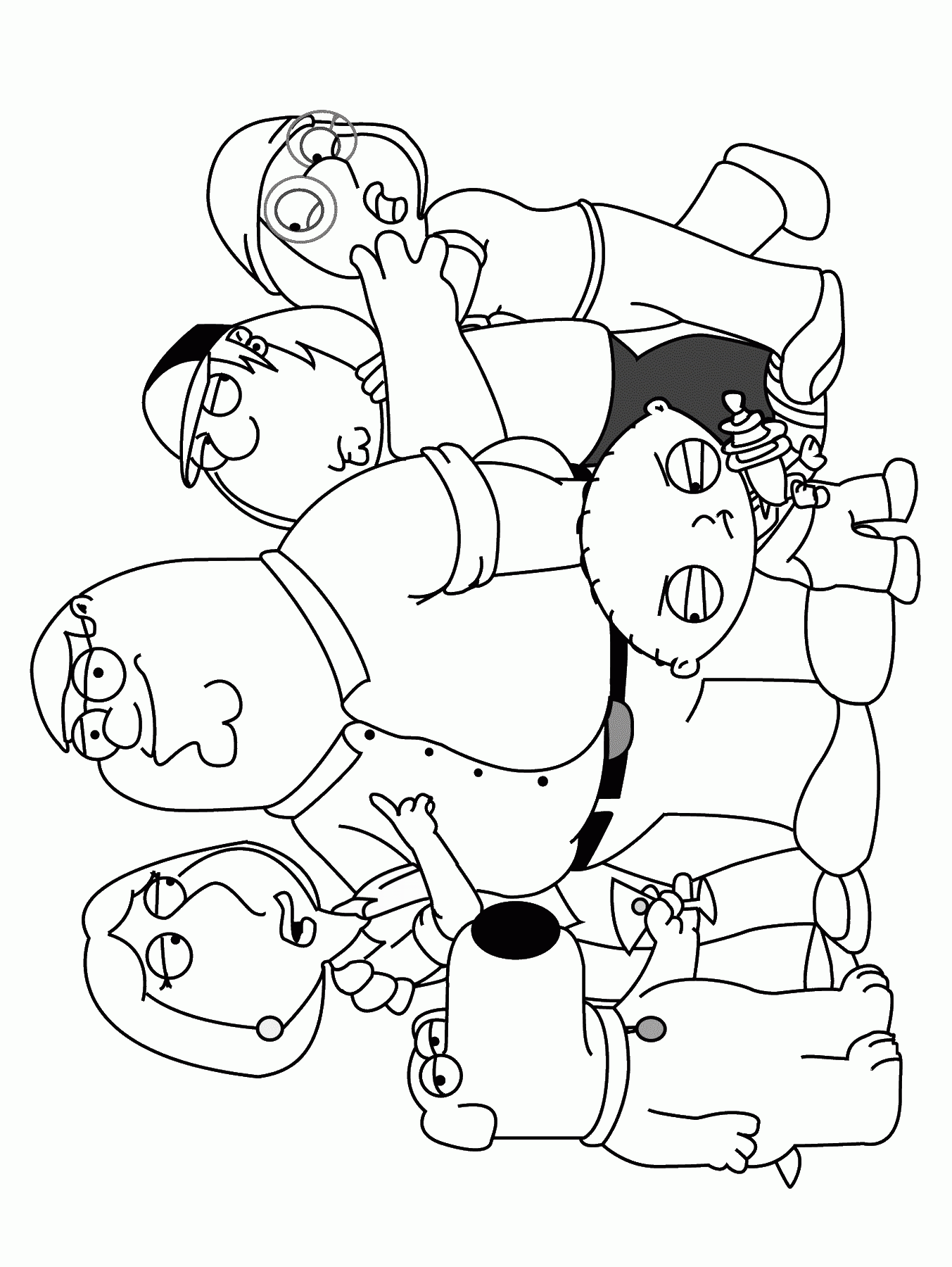 Family Guy Coloring Sheets - Free Printable Templates