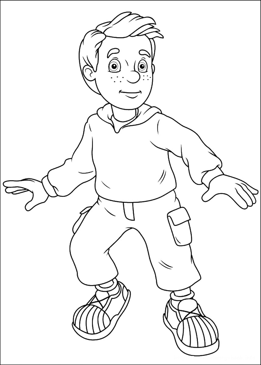 Download Fireman Sam Coloring Pages
