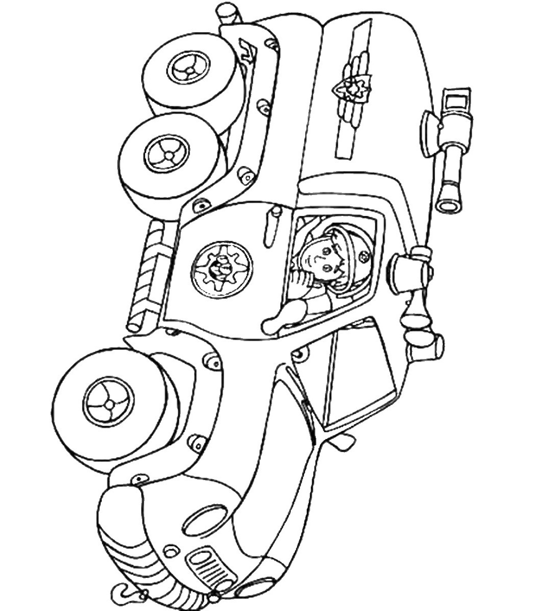 Fireman Sam Coloring Pages 8