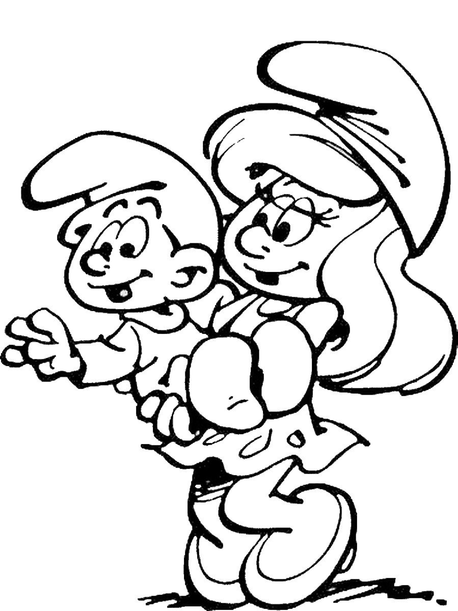 The Smurfs Coloring Pages