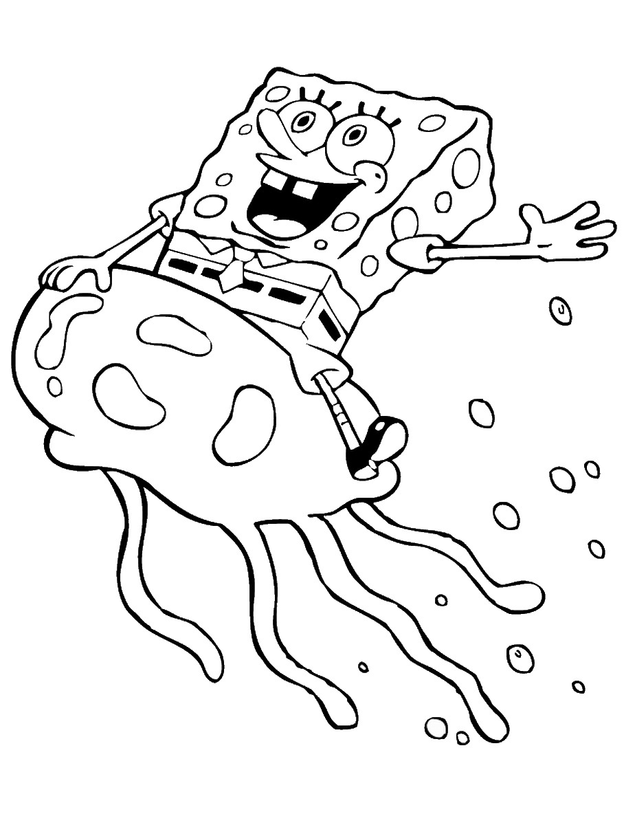 Free Coloring Pages Spongebob