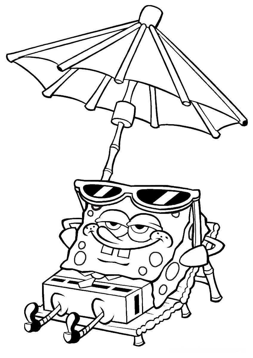 SpongeBob Coloring Pages