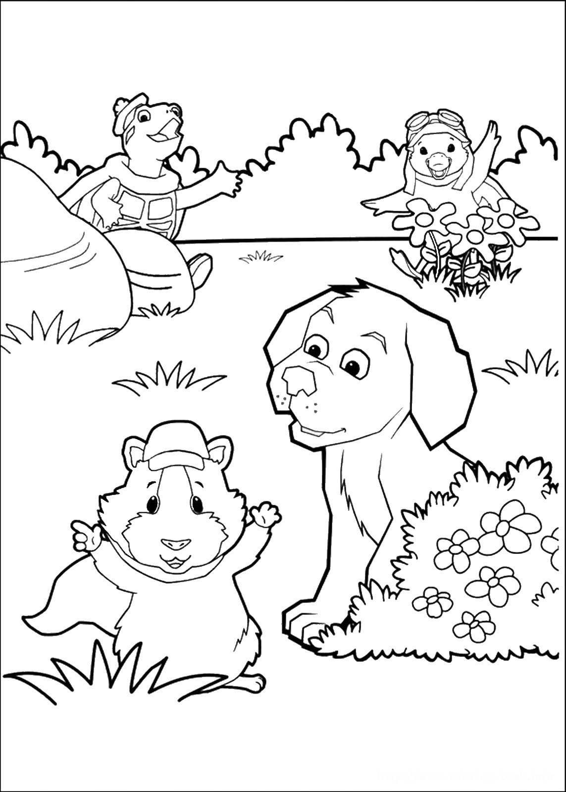 Wonder Pets Coloring Sheets Coloring Pages