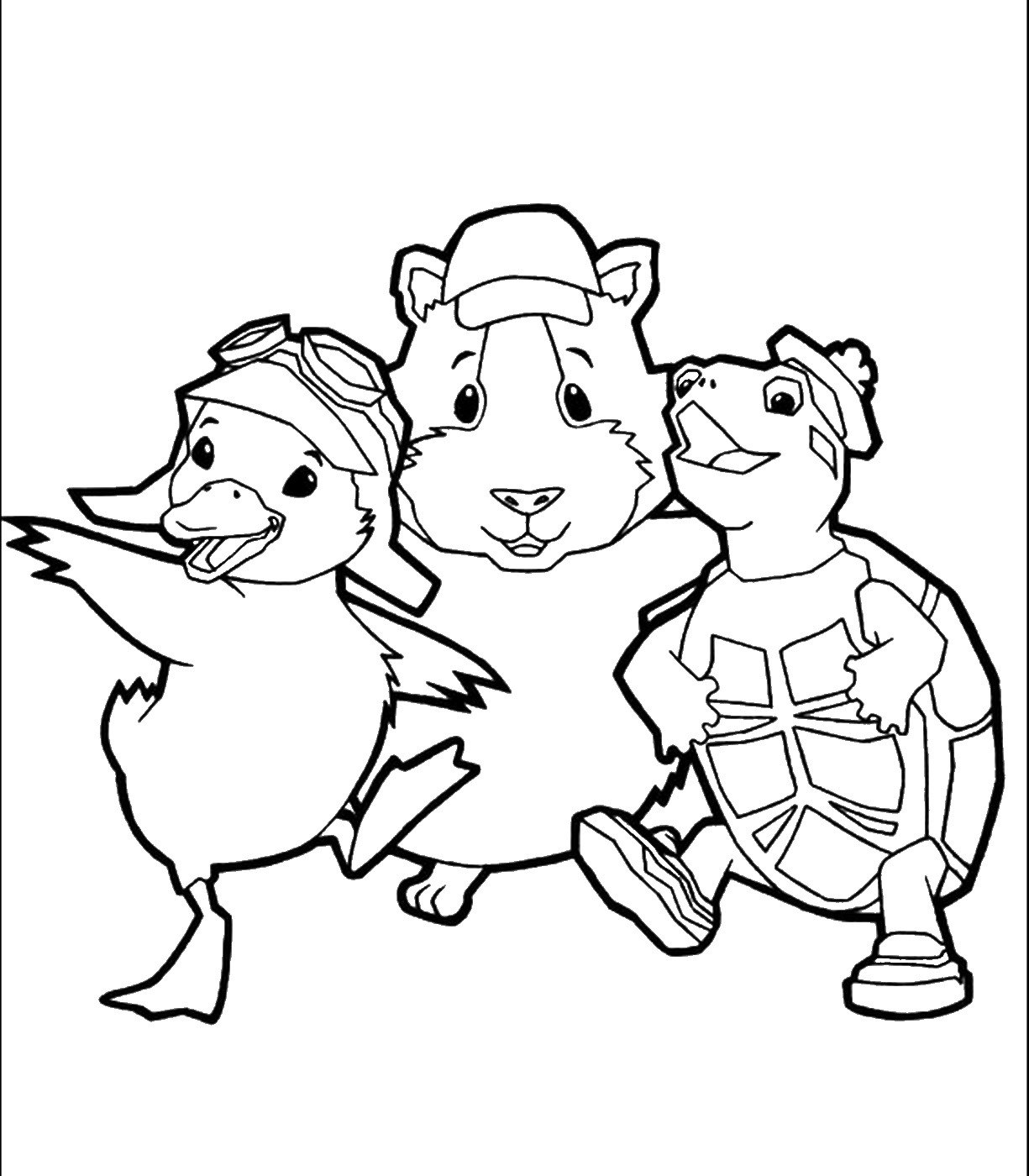 Wonder Pets Free Printable Coloring Pages  Murderthestout