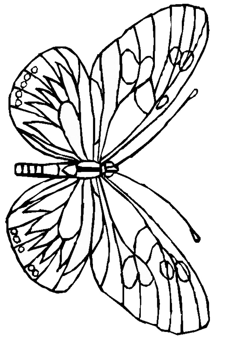 Penny Farthing Butterfly Butterfly Coloring Page Butterfly Coloring ...
