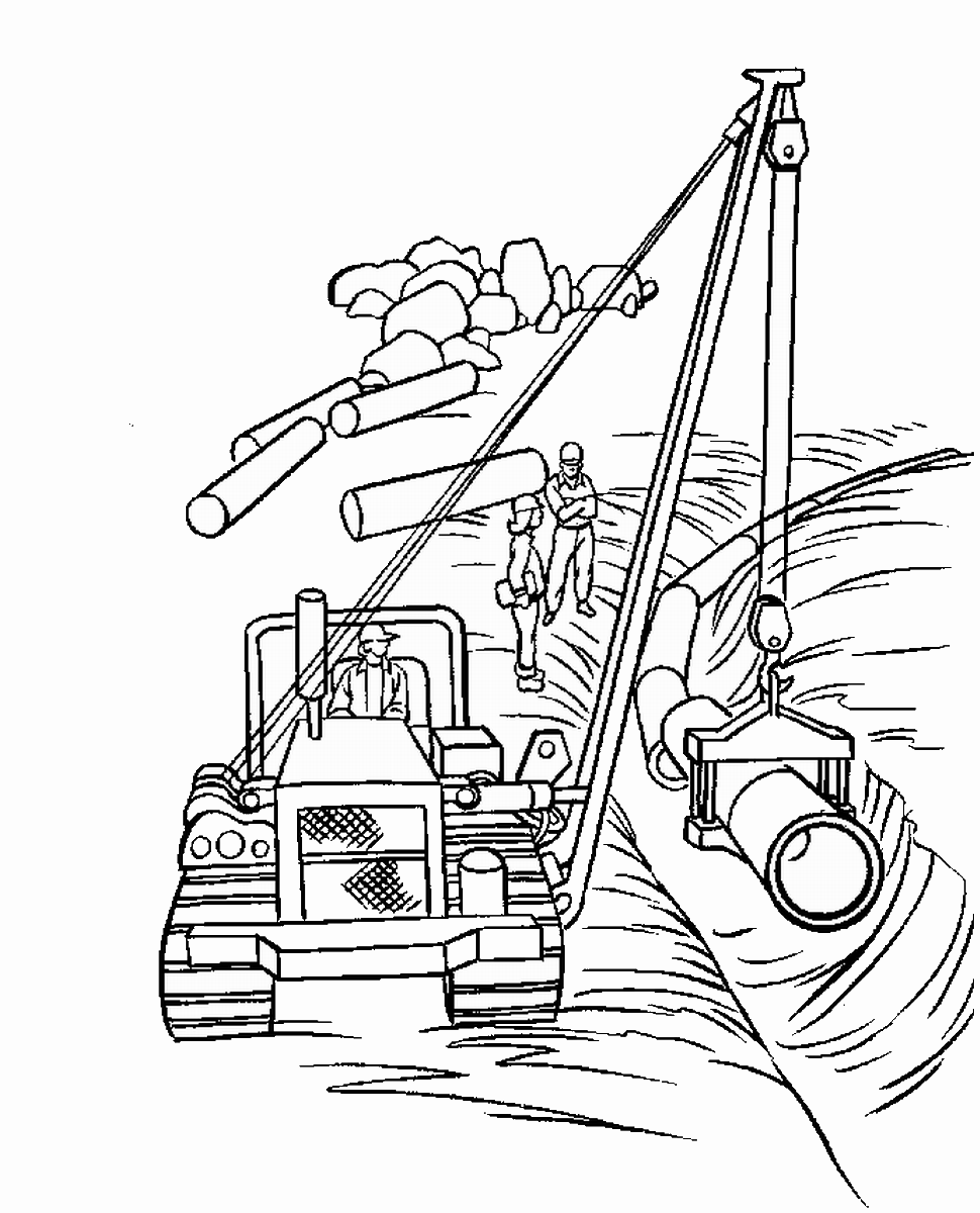 Construction Coloring Pages For Kids Boringpop
