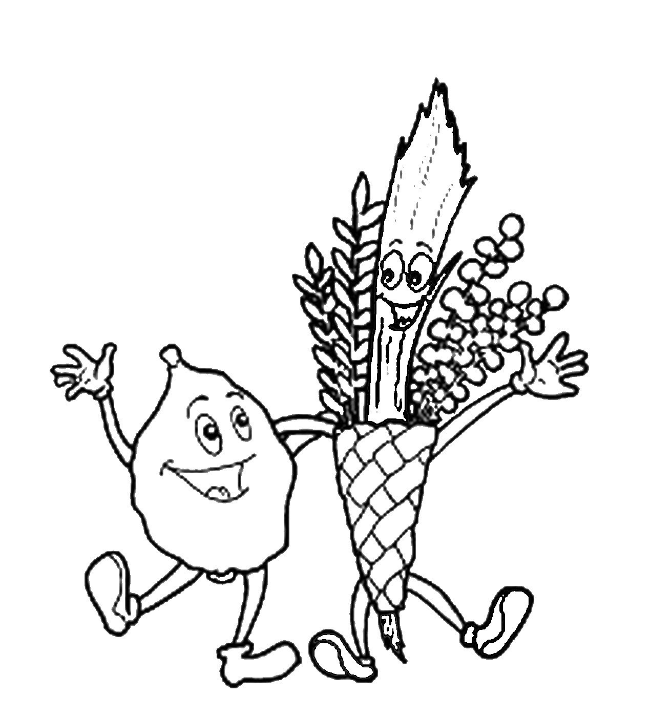 sukkot coloring pages for kids