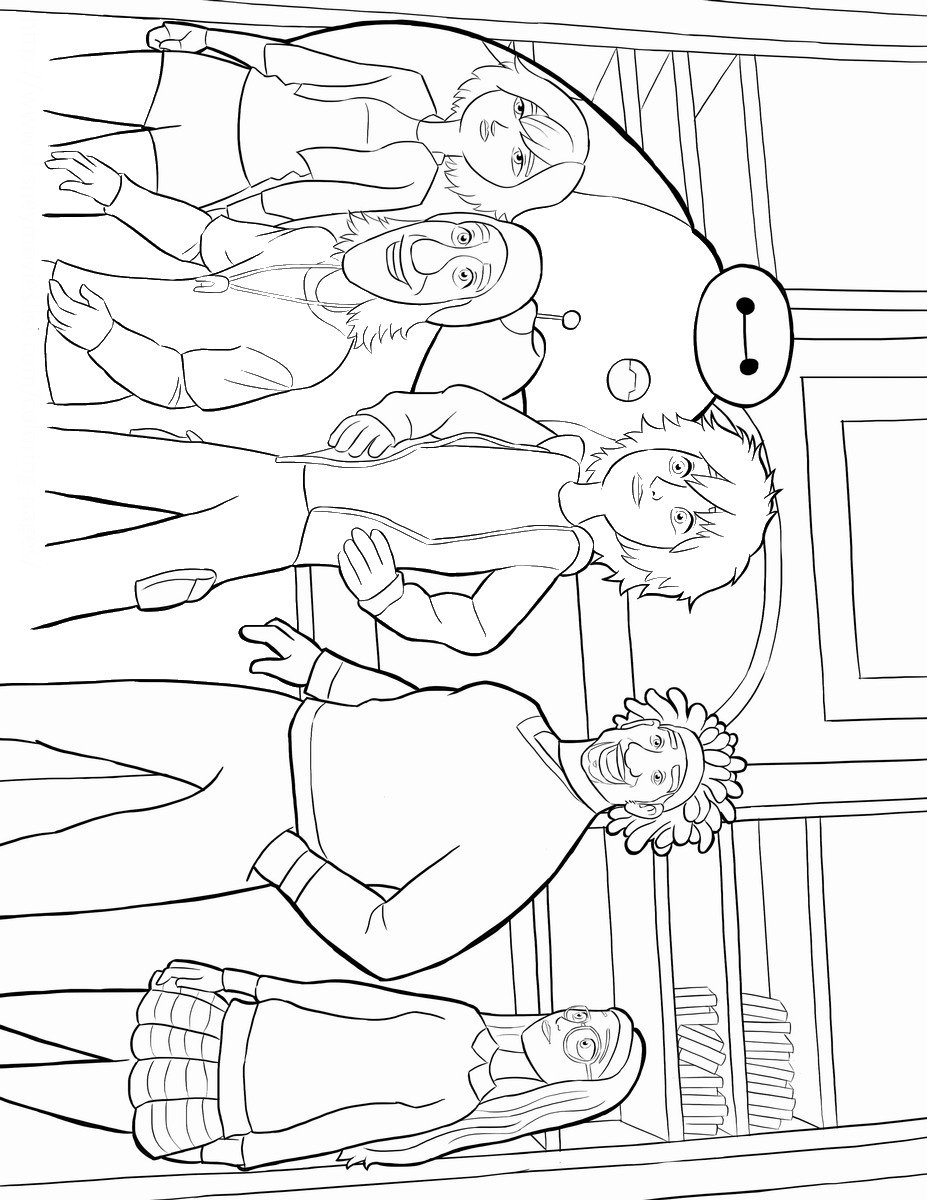 Big Hero 6 Coloring Pages