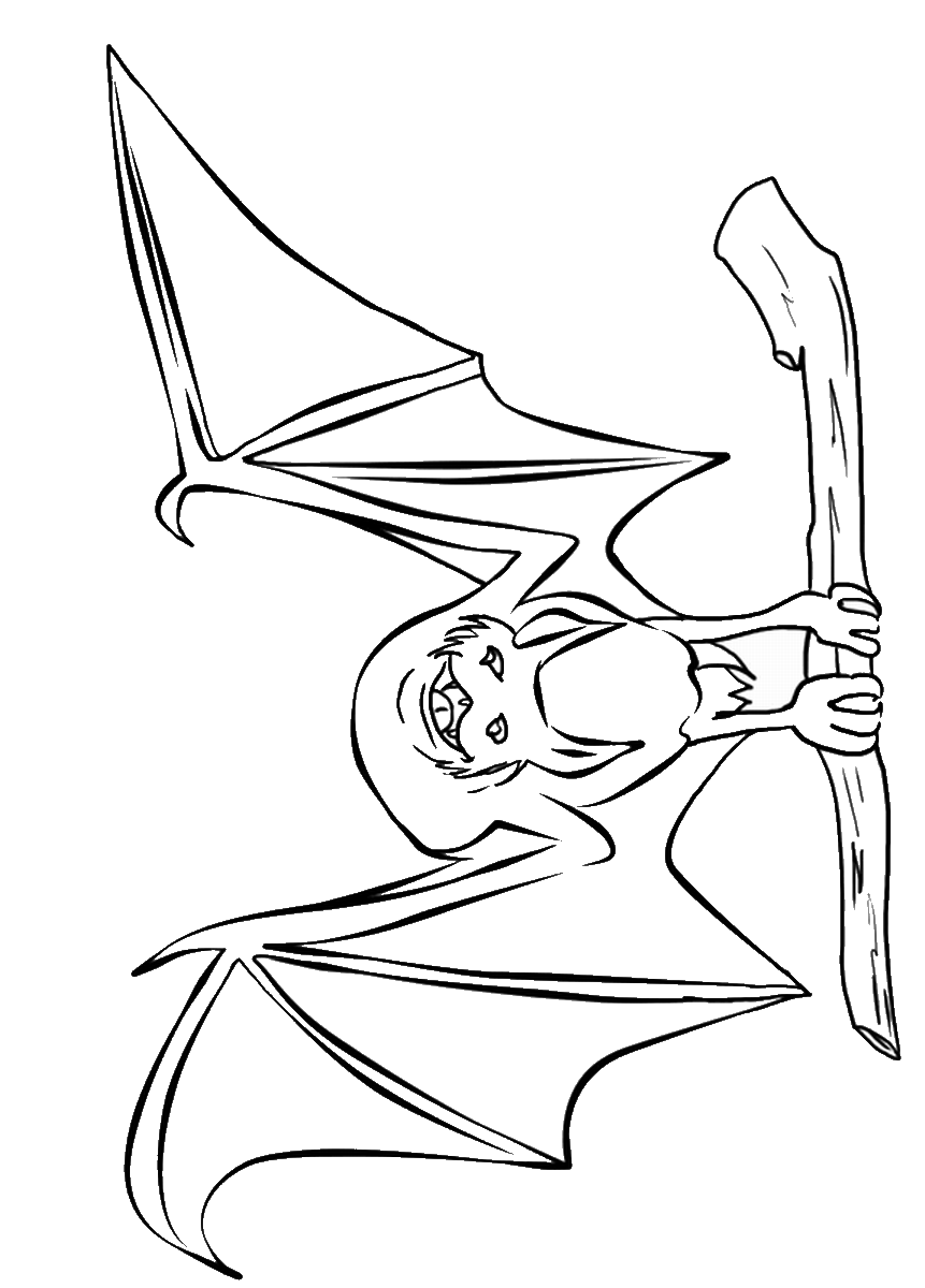 Download Bat Coloring Pages