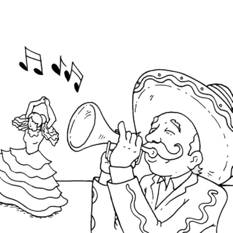 Cinco de Mayo Coloring Pages