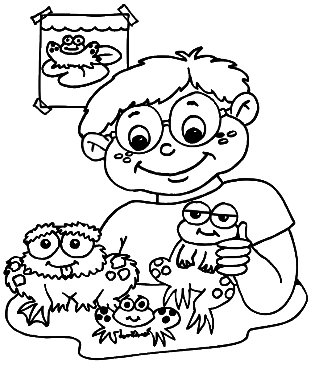 Download Frog Coloring Pages