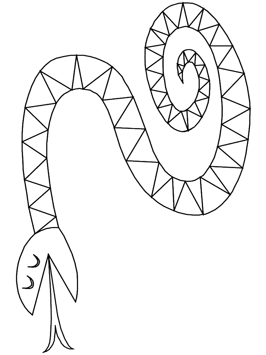 Download Snake Coloring Pages