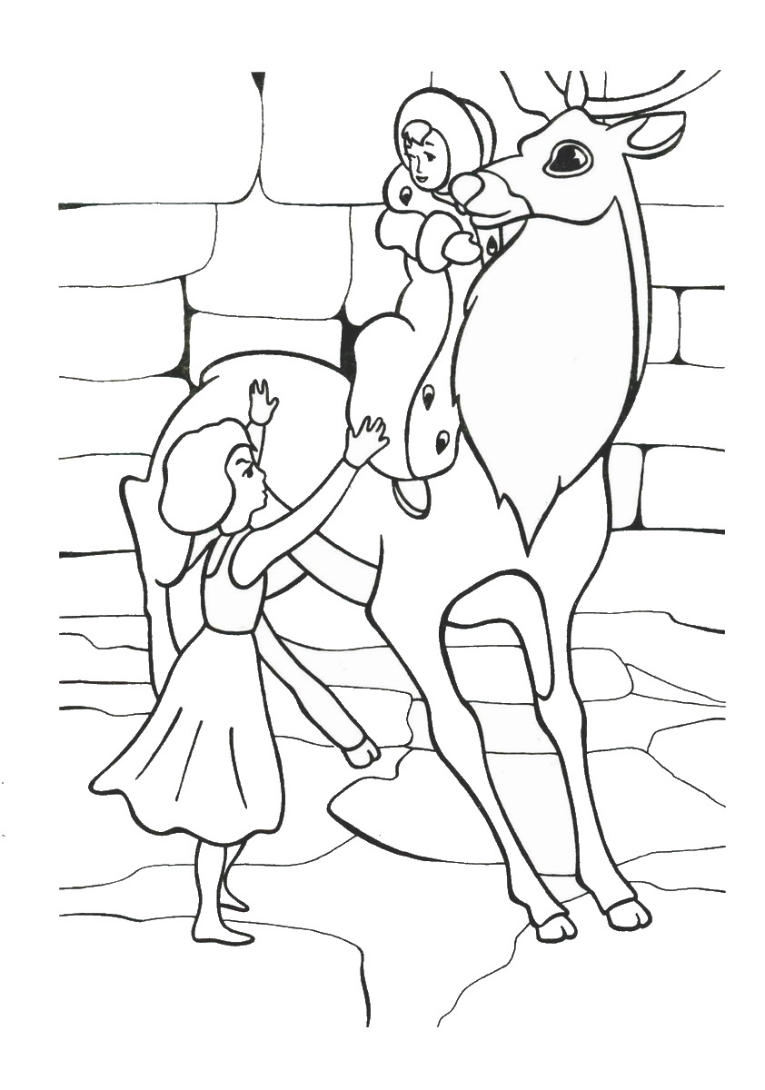 The Snow Queen Coloring Pages