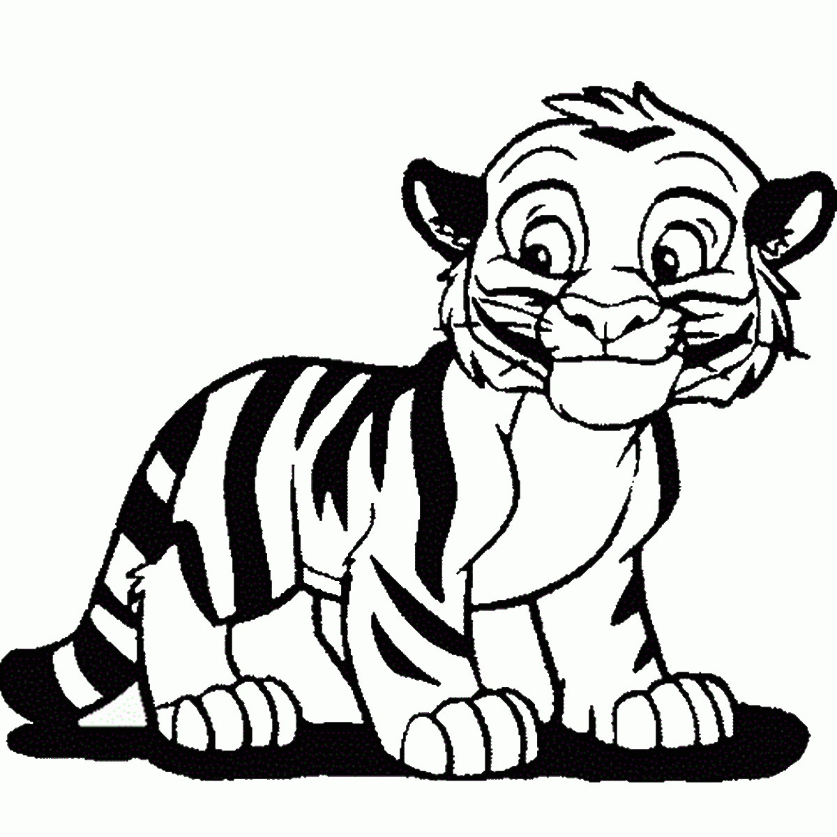  Tiger Coloring Pages 7