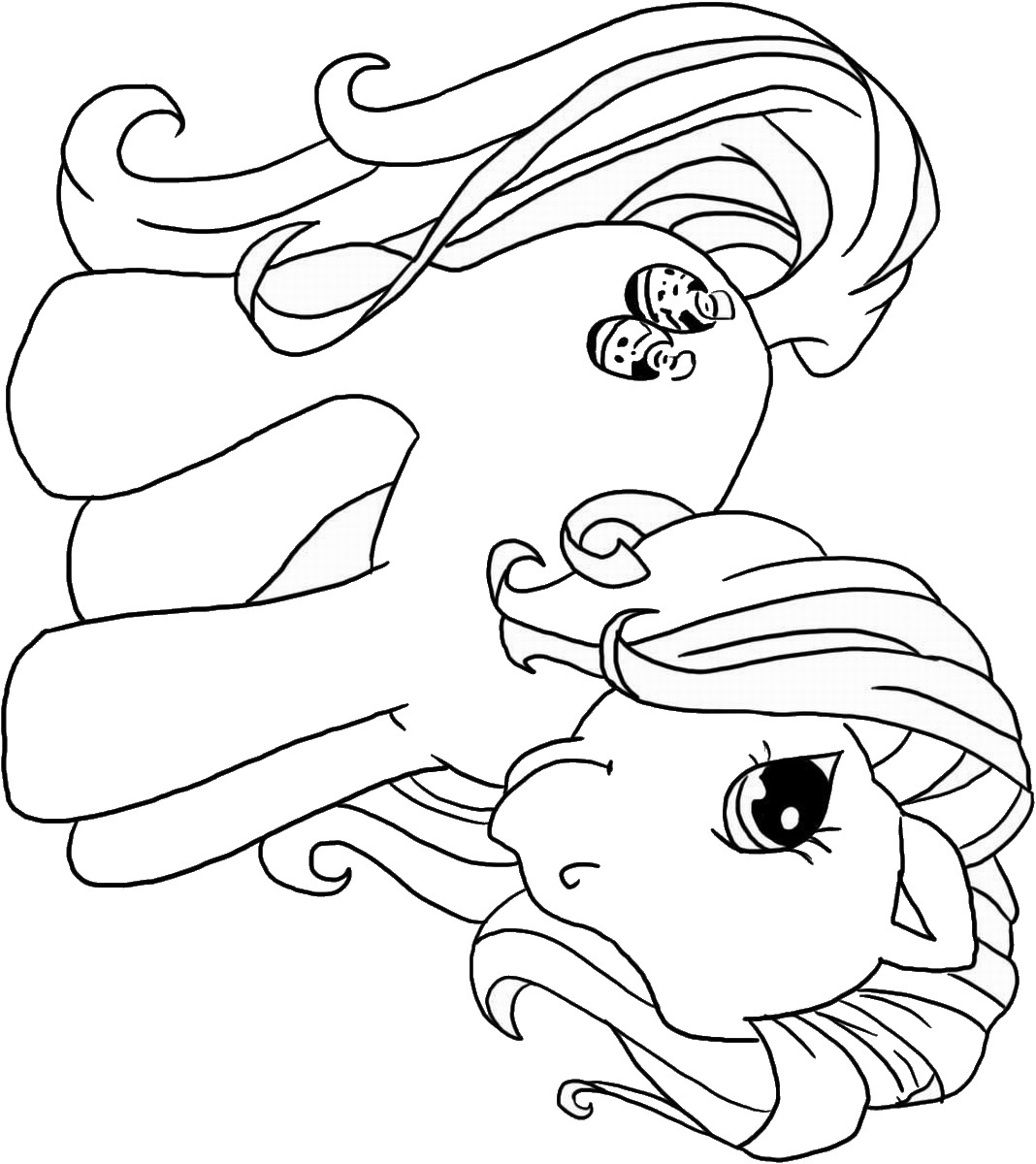 My Little Pony Birthday Coloring Pages