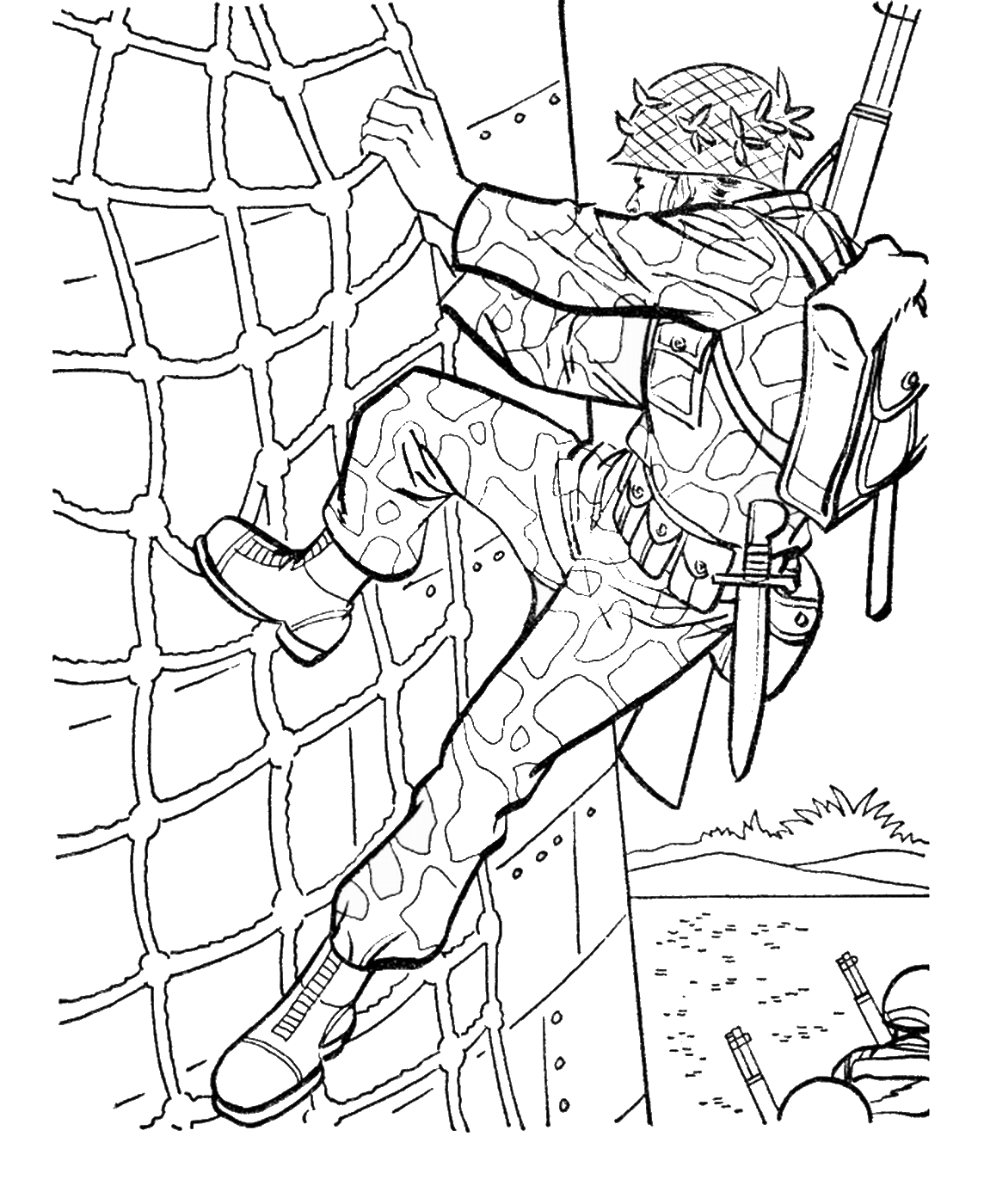 Download Army Coloring Pages